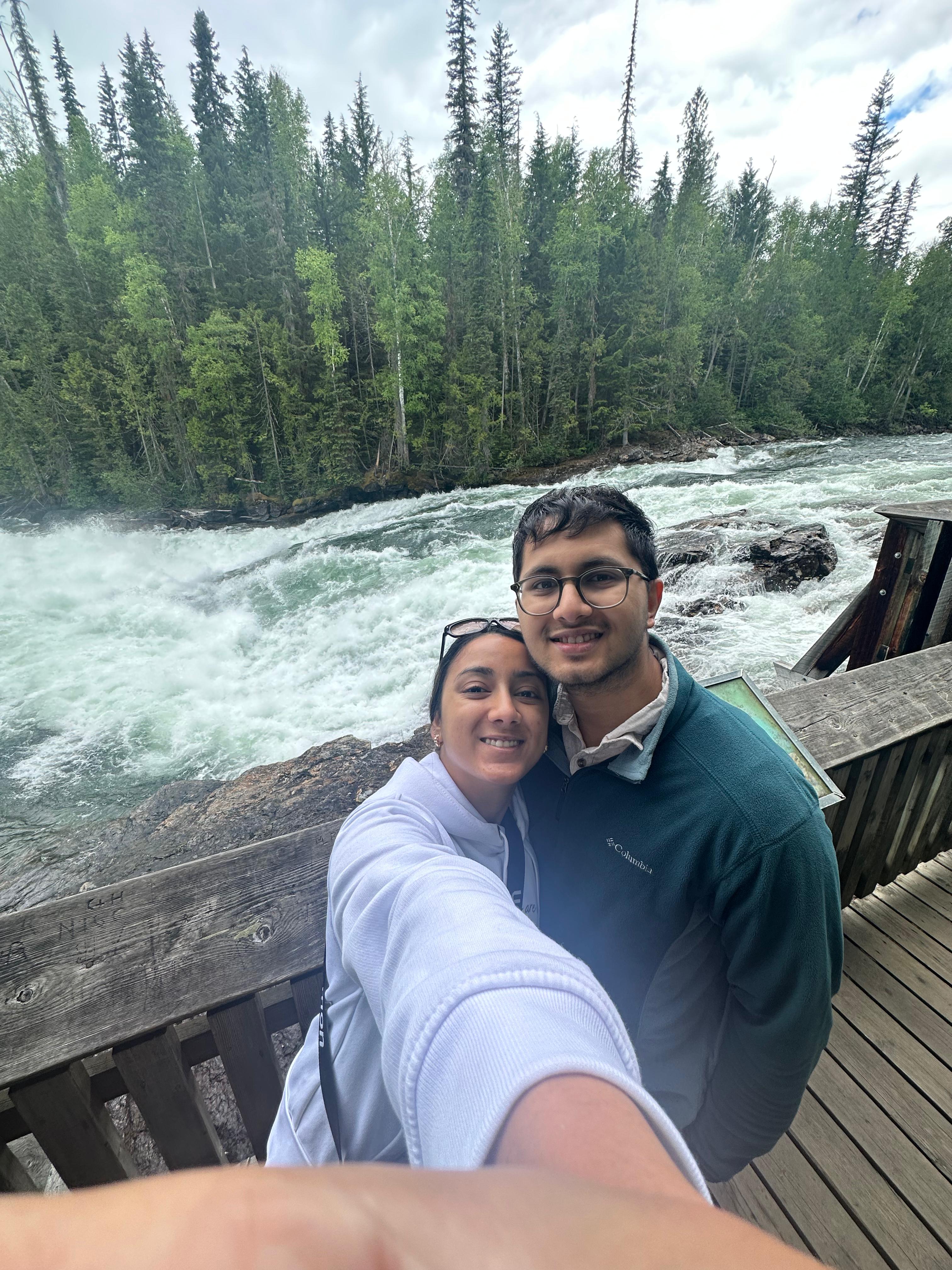 selfie at raging bailey's chute